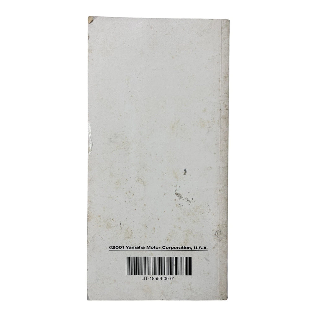 Yamaha Marine Tune-Up Specs Service Manual (2001) LIT-18559-00-01