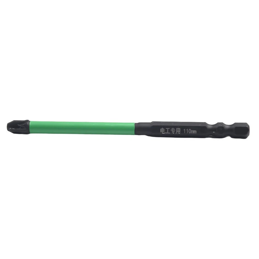 Set of 4 Precision Alloy Steel Cross Screwdriver Bits with Magnetism
