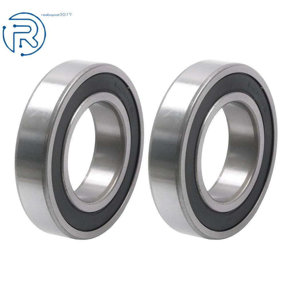 2Pcs 6210-2RS C3 EMQ Ball Bearing for (50×90×20mm)