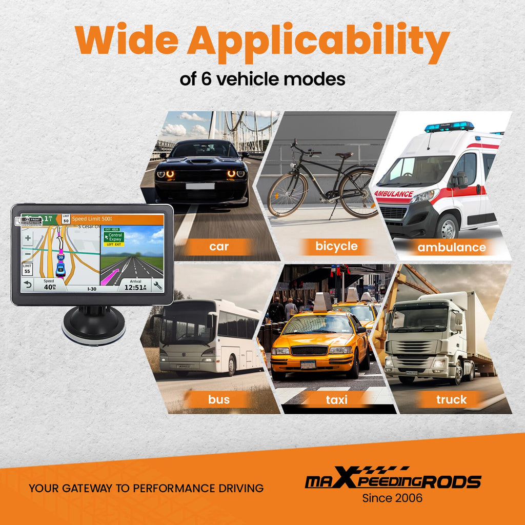 7 Inch GPS Navigation System for Van (Year Range Not Specified)
