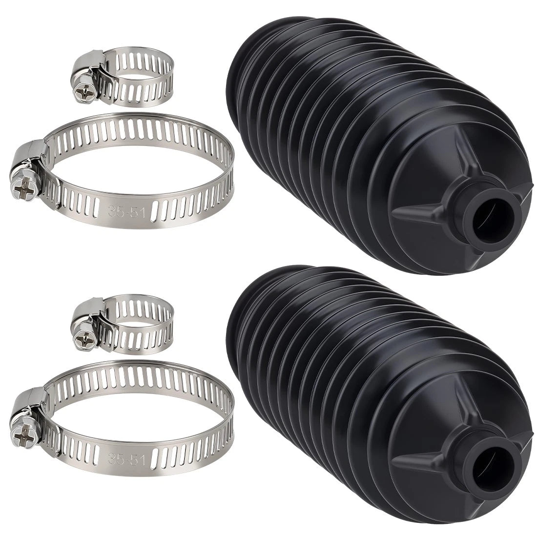 2 Tie Rod Boot & Clamp Kit for Honda Pioneer 500 (2015–2023)