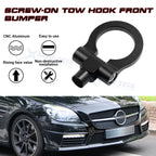 Racing Style Aluminum Tow Hook Kit for Mercedes-Benz C E CLA ML GLK GLA (2014-2016)