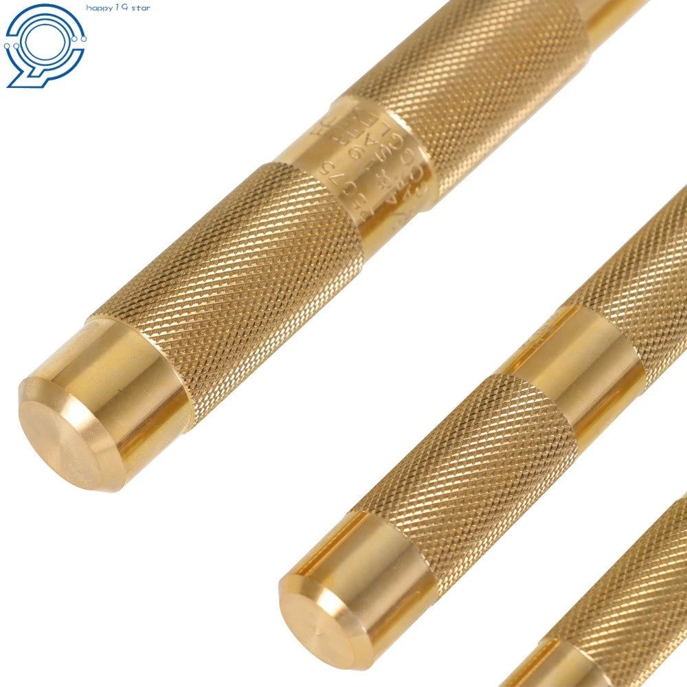 5 Pcs Brass Drift Punch Set for Automotive Use (1/4" to 3/4")