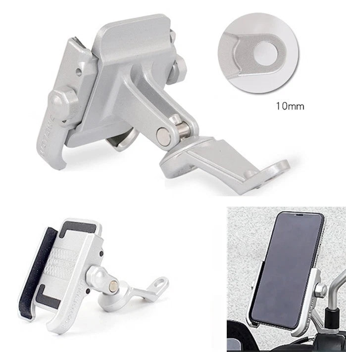 Motorcycle Cell Phone Mirror Base Holder for Harley Street Glide