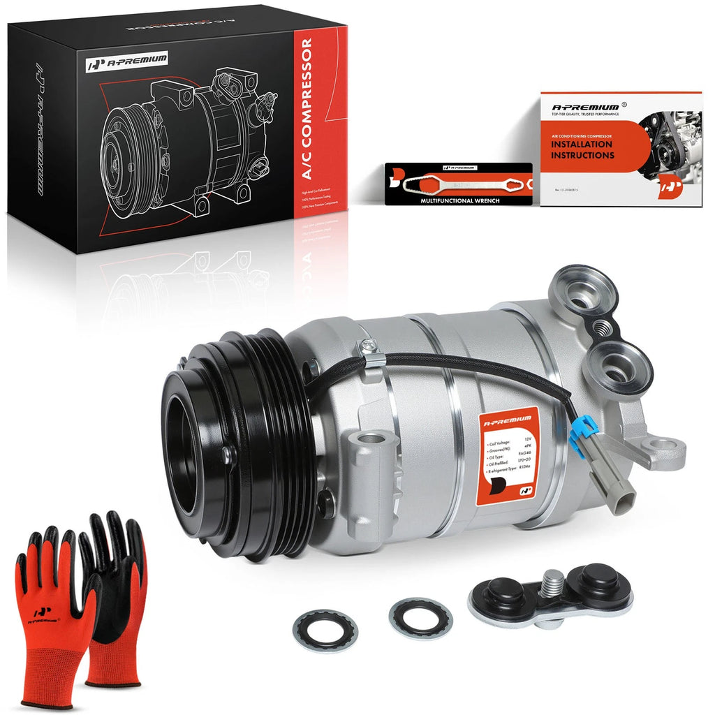 A/C Compressor with Clutch for Chevrolet Silverado 1500 2500 (1999–2002)