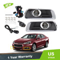Fog Light Covers for Chevrolet Malibu (2013–2015) Black