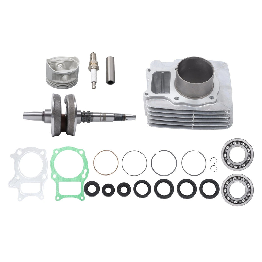 Rebuild Kit with Crankshaft, Cylinder Sleeve, Oil Seal for Honda TRX250 (2001–2007)