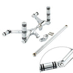 Chrome Aluminum Footrest Pedal Bracket Set for Harley V-Rod Muscle (2002-2017)