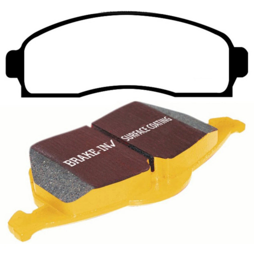 Set of 2 Brake Pads for Chevy Pickup (Explorer, Ranger)
