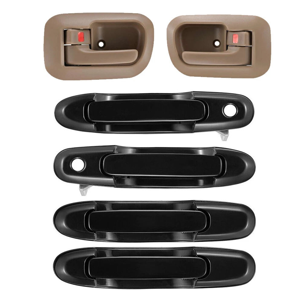 Set of 6 Door Handles for Toyota Sienna (1998–2003)