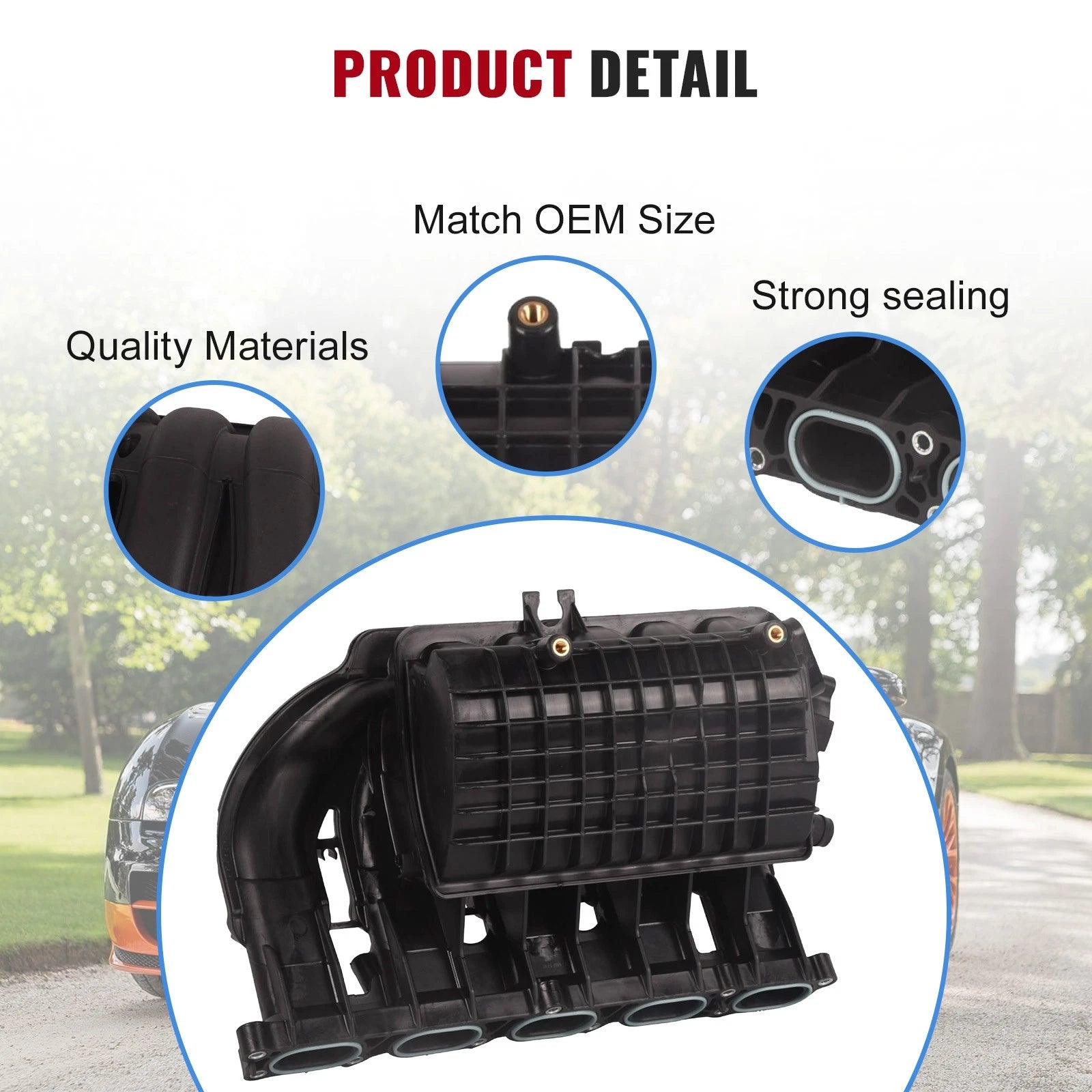 Intake Manifold for VW Jetta Beetle Passat Golf Rabbit 2.5L (2005-2014)