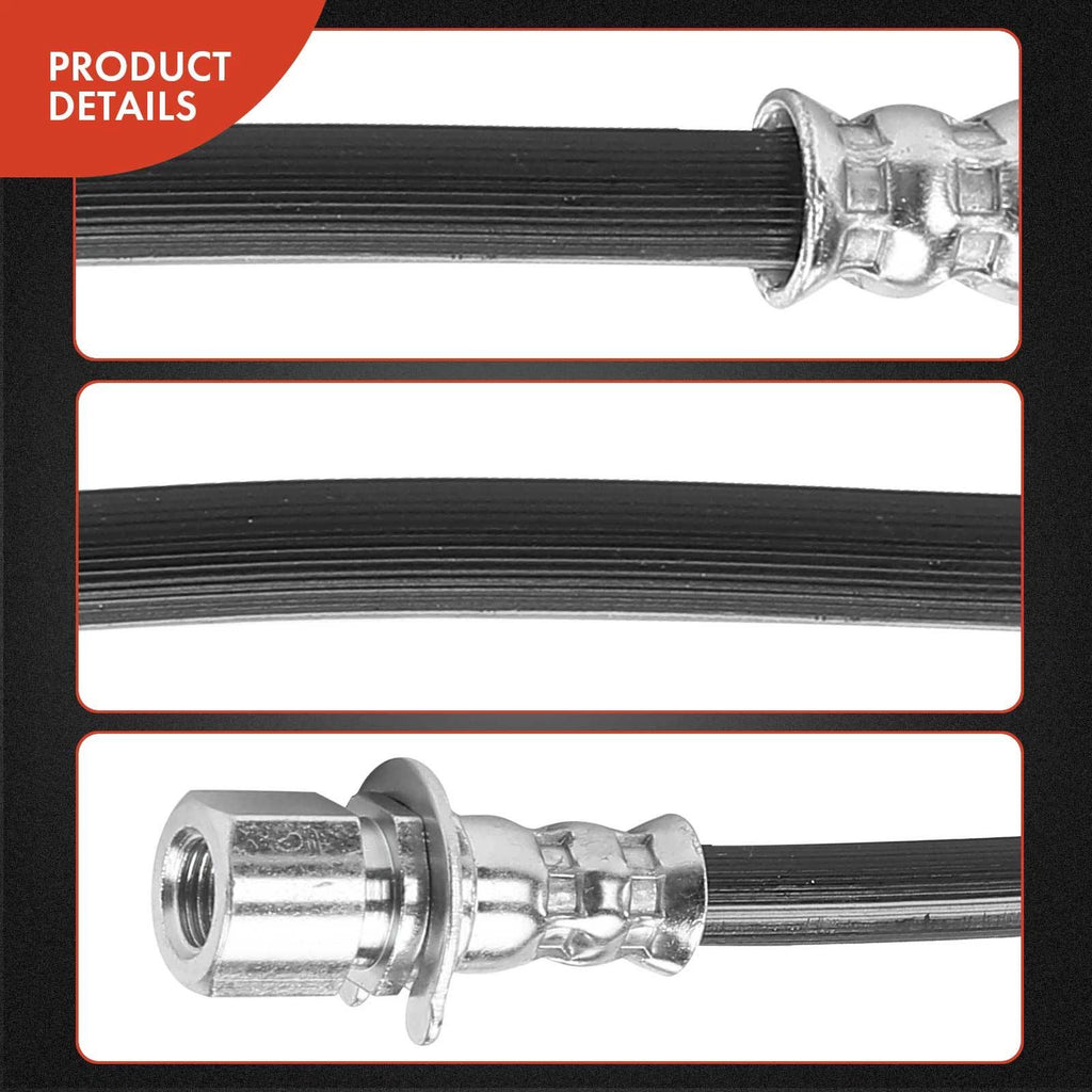 2X Front Brake Hydraulic Hose for Mitsubishi Raider Dodge Ram (2006–2009)