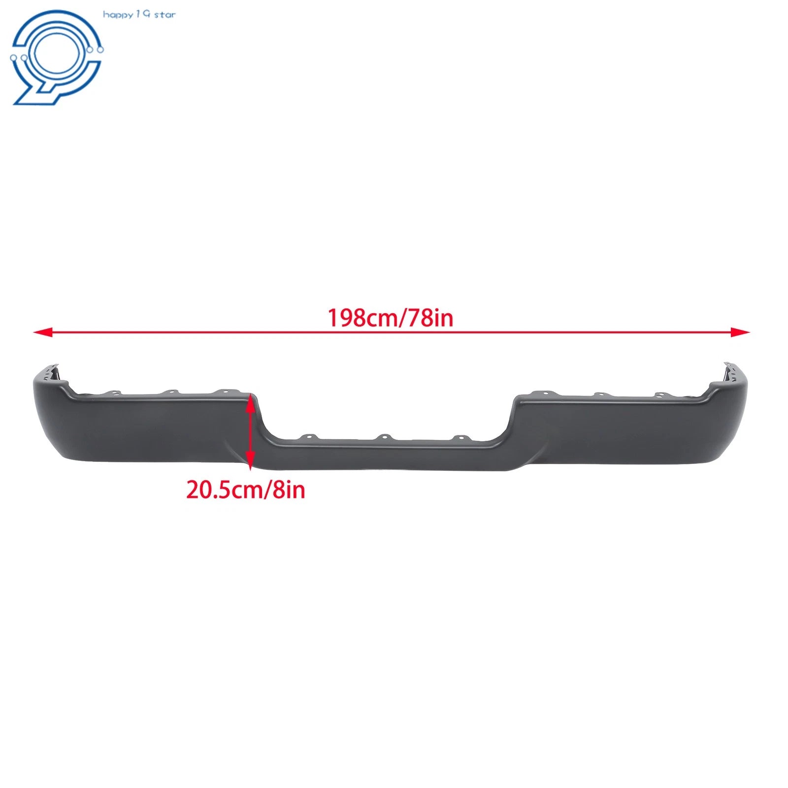 Rear Step Bumper Face Bar for RAM 2500 3500 (2019-2024) Black