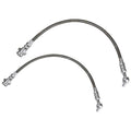 Front Left & Right Braided Brake Lines for Patrol GQ Y60 + Ford Maverick