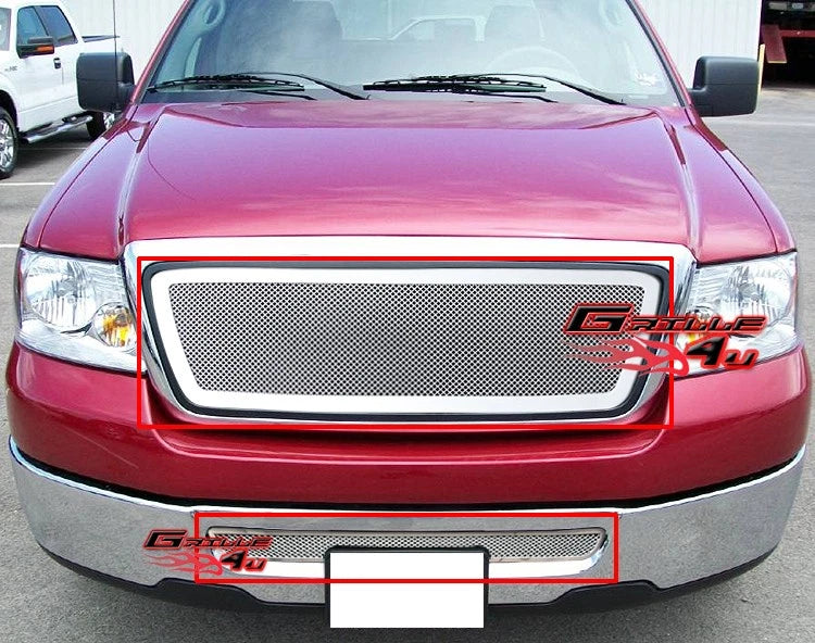 Stainless Steel Mesh Grille Insert for Ford F-150 (2004–2005)
