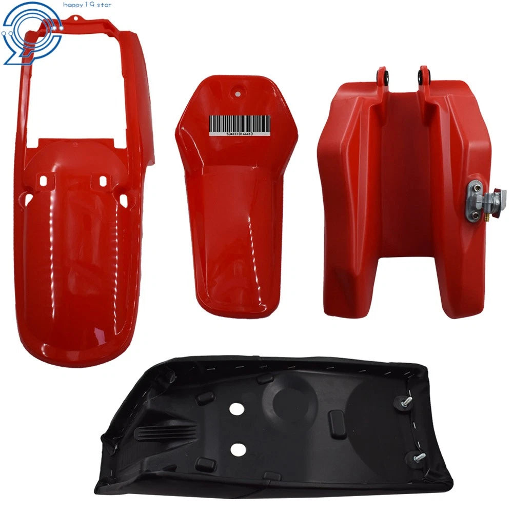 Fender Fairing Kit for Yamaha PW80 (1990-2006) - Red