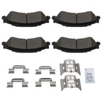 Rear Ceramic Brake Pads Kit for GMC Sonoma, Jimmy, Isuzu Hombre, Chevrolet S10 (1994–2005)