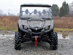 SuperATV Heavy Duty Scratch Resistant Full Windshield for Yamaha Viking (2014–2023)