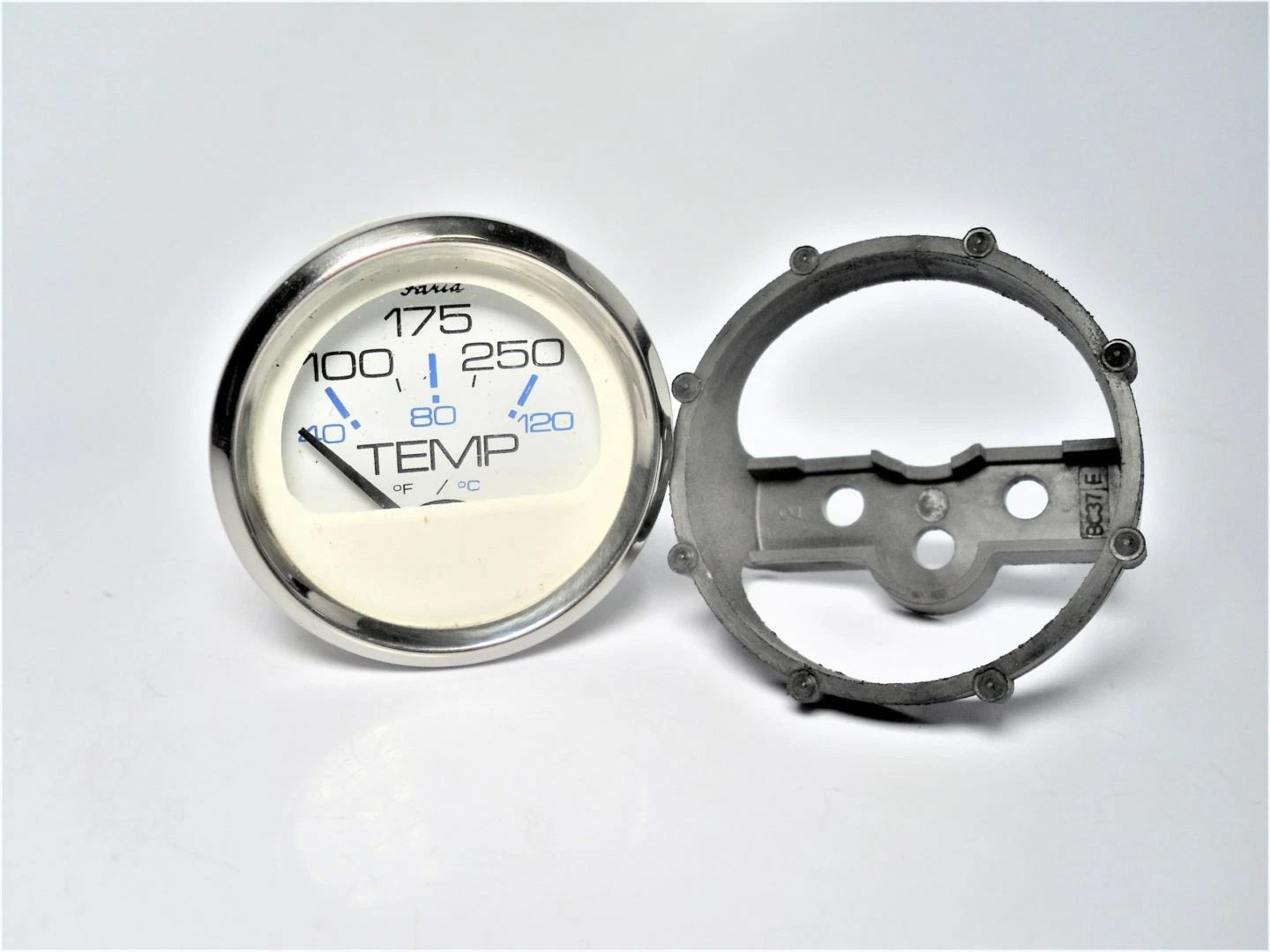Faria GP9172A 2" White Marine Engine Temperature Gauge for Marine