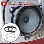 Set of 2 Speaker Spacer Ring Adaptors for Honda CRZ (2011–2016) 6.5" ABS