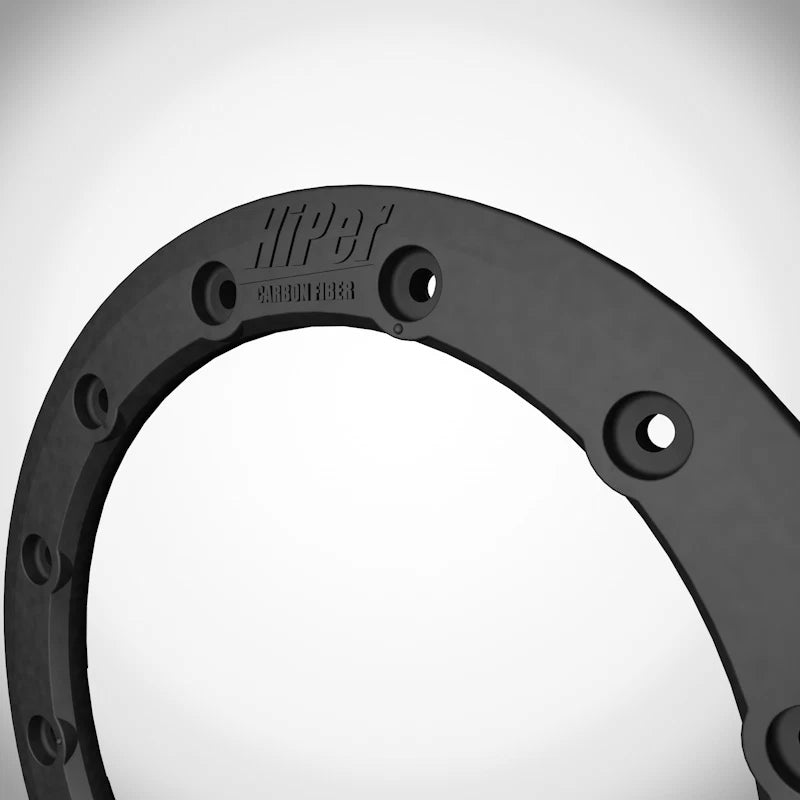 Beadlock Ring for Hiper Wheels CF1 Tech 3 10 Inch Black (10")