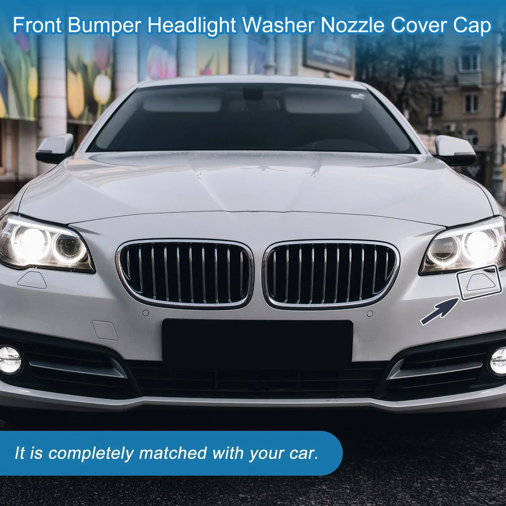 Front Bumper Headlight Washer Nozzle Cover Cap for BMW M5 (2013-2016)