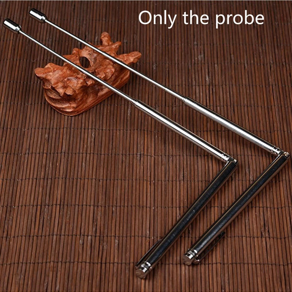 Dowsing Rods Set of 2 Silver Stainless Steel Measuring Instruments