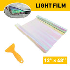 12X48" Trunk Light Film for Car SUV Headlight Tail Fog Lamp Waterproof