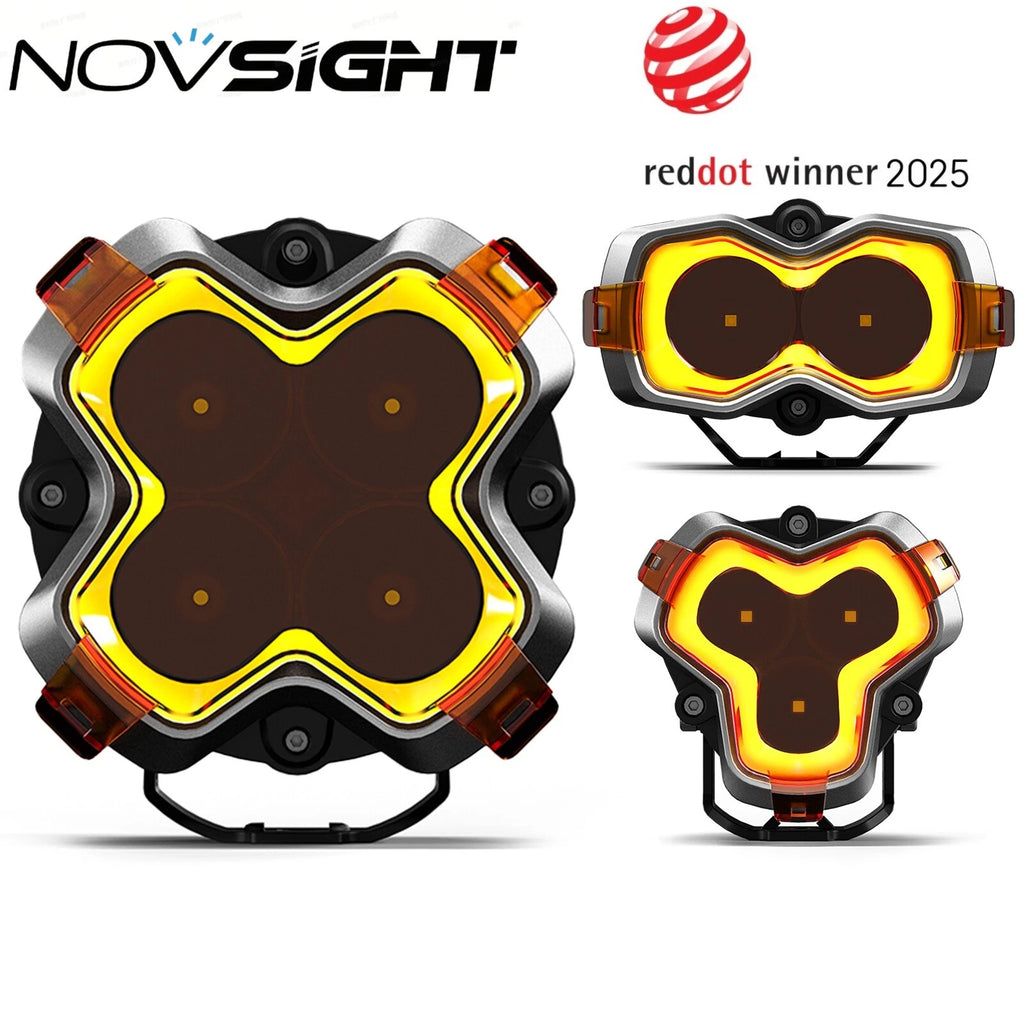 NOVSIGHT LED Work Light Pod for Jeep Ford ATV SUV (2010–2023)