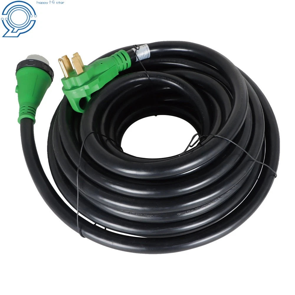 50 Amp Generator Cord & Power Inlet Box for NEMA 14-50P/SS2-50R