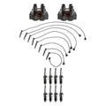 Set of 2 Ignition Coils & 8 U-Groove Spark Plugs for Ford 4.6 V8 (1997–2004)