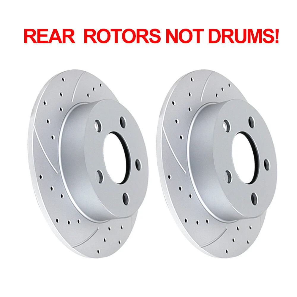 Brake Pads and Rotors Kit for Ford Focus (2012-2018)