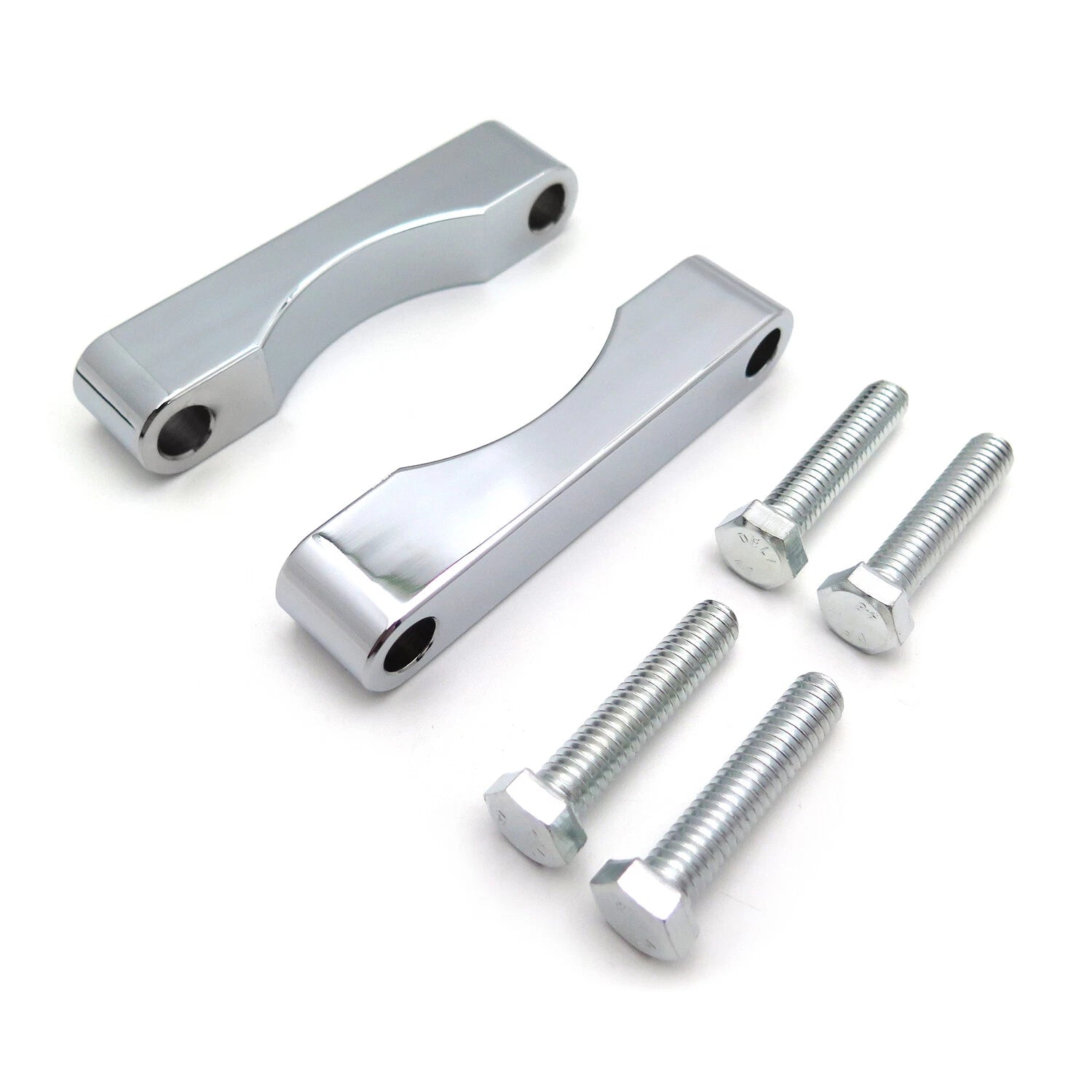 Set of 2 Chrome CNC Aluminum 0.75" Front Fender Spacers for Harley Touring (1984–2013)
