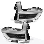 Smoked Lens Fog Lights + Silver Bezel + Switch for Nissan Rogue (2017–2018)