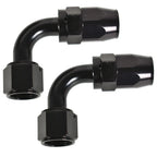 2X 10AN Swivel Hose End Fitting Elbow for Oil/Fuel/Air Line