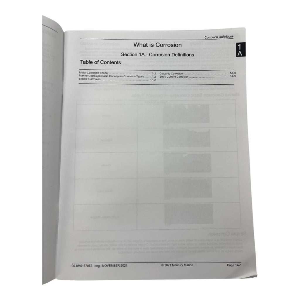 Corrosion Guide for Mercury Outboard & Mercruiser (2021) 90-8M0167072