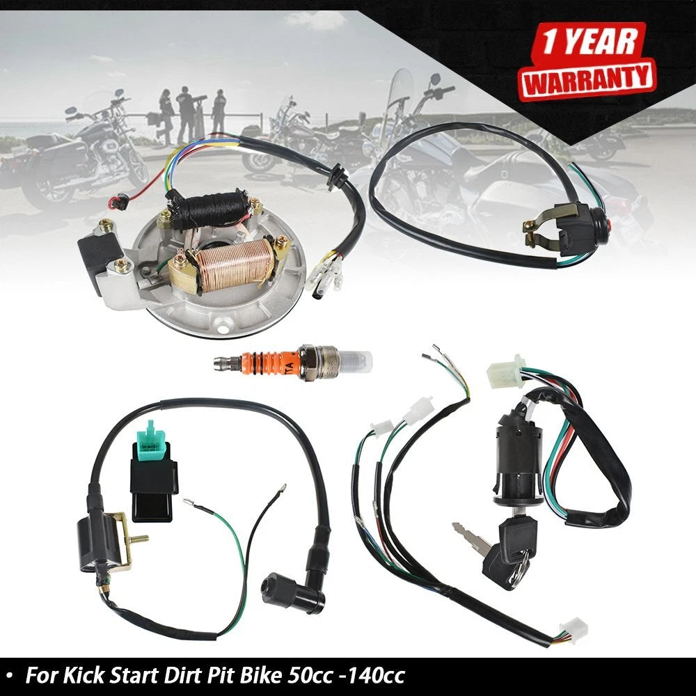 Wiring Harness for Dirt Pit Bike ATV (50-140cc)
