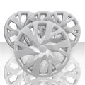 Set of 4 6 Y Spoke Style Snap-On Wheel Covers for 14-inch Wheels - Silver