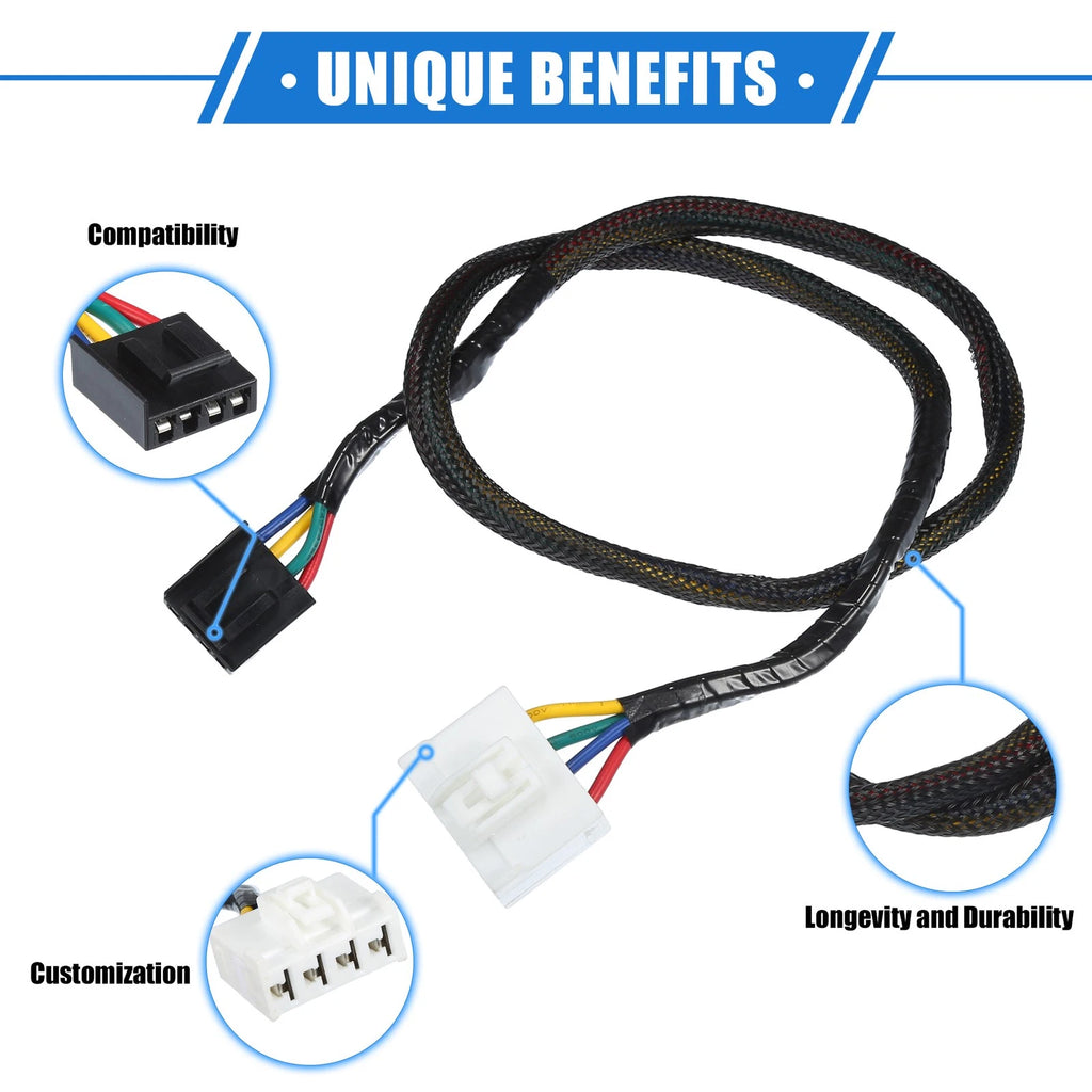 Set of 1 Trailer Towing Wiring Harness for Dodge Ram 1500 (2009–2014) 724117188092