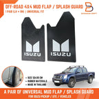 Mud Flap Splash Guard for Isuzu D-Max TF Ute 4WD 4X4 Off-Road Black Rubber