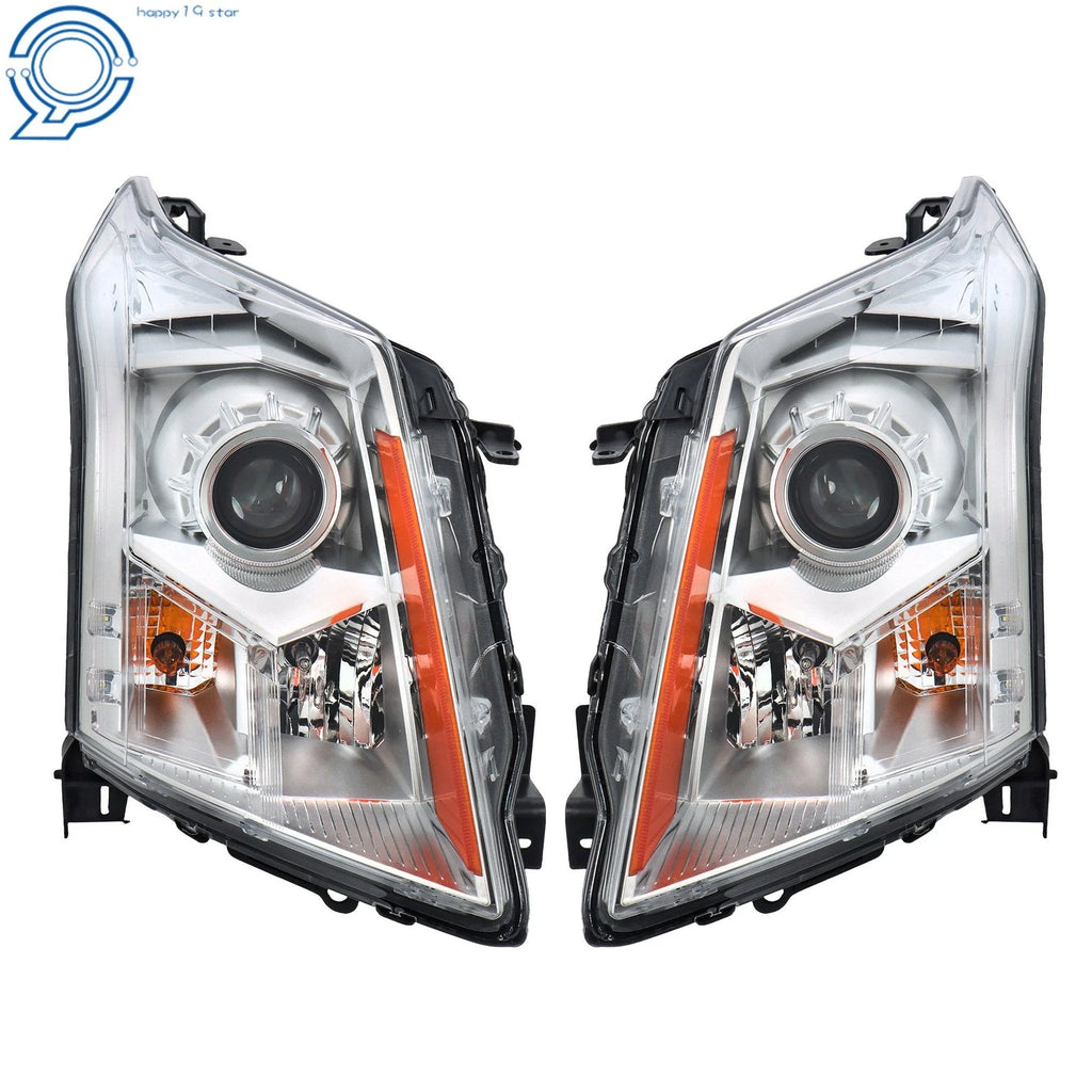 Halogen Projector Headlights Pair for Cadillac SRX (2010–2016)