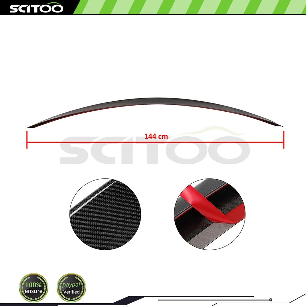 Carbon Fiber Trunk Spoiler Wing for Mercedes W205 C Class (2015–2020)