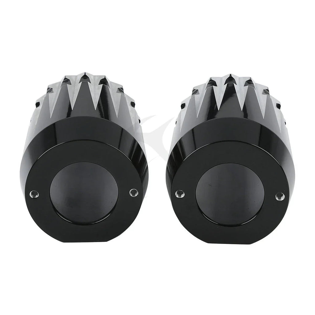 Aluminum Upper Fork Slider Covers for Harley Road King Electra Glide (84-13)