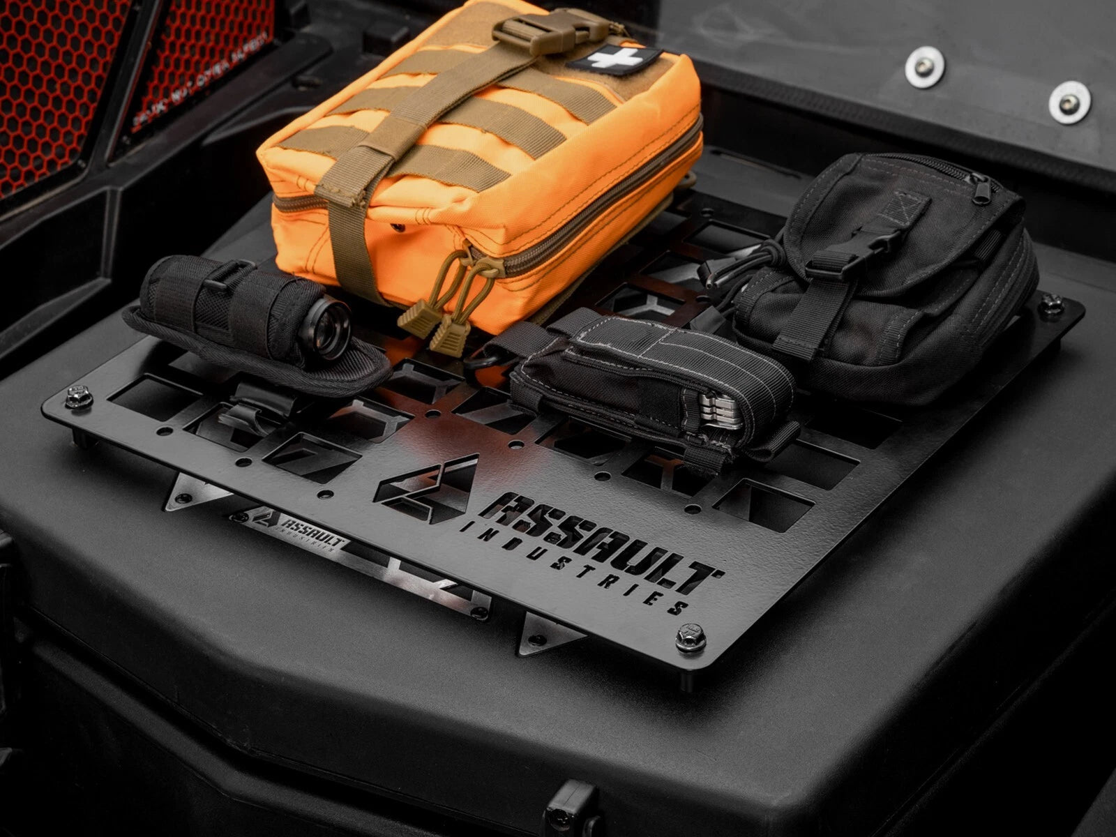 Assault Industries Molle Panel for Cooler/Cargo Box (Fits )