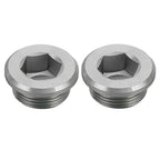 2 x Rear Axle Differential Drain Plugs with O-Rings for BMW F01 F10 F30 F32 G30