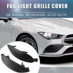 1 Pair Fog Light Grille Cover for Toyota Corolla (2014–2019) 52128-02200 52127-02170