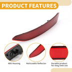 Rear Left Bumper Reflector No. 17A945105 for Volkswagen Jetta (2019–2021)