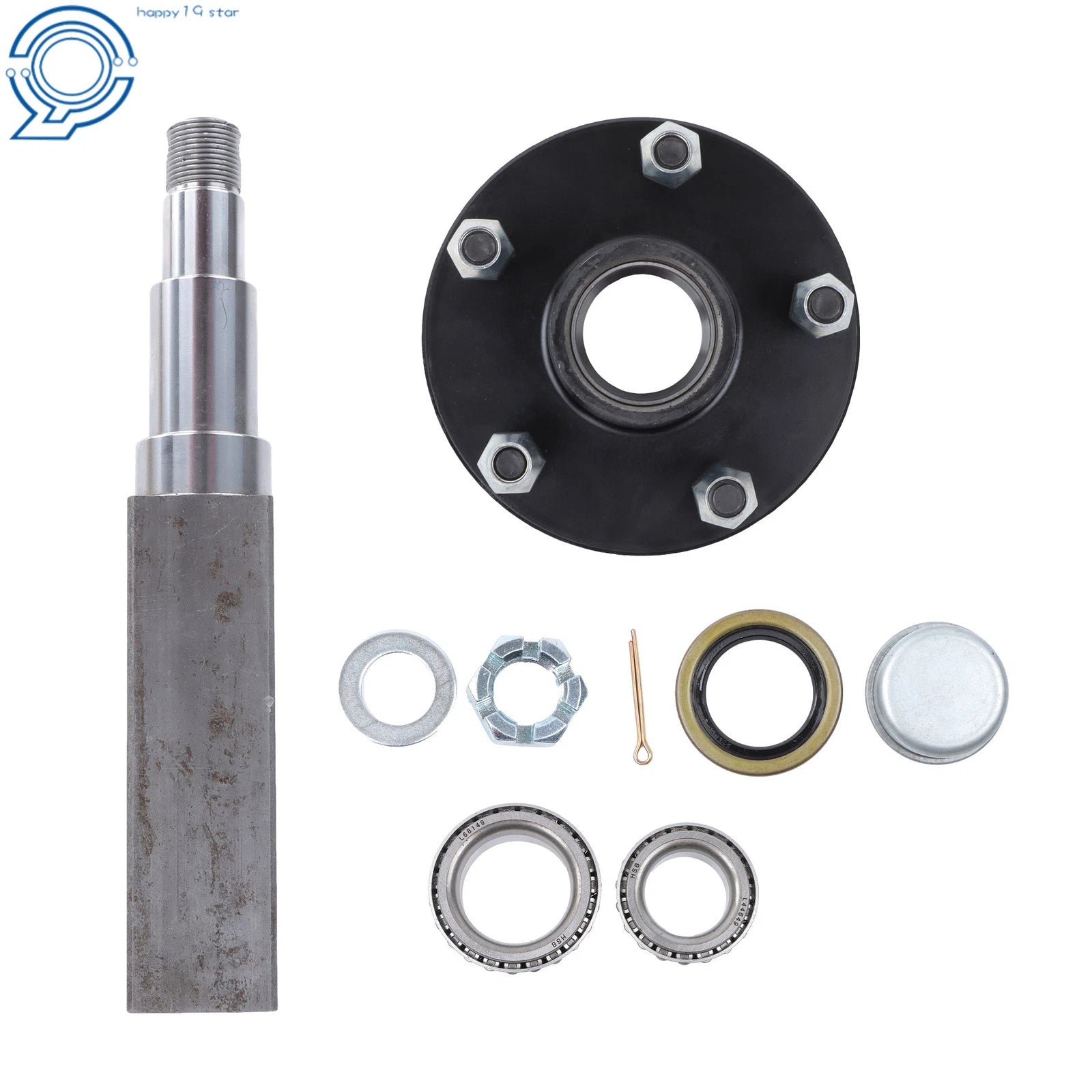 Trailer Hub Kit for 3500lb Axle 5 on 5 (11' Square)