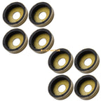 8pcs A Arm Dust Cover Seal Caps for Yamaha Breeze 125 YFA-1 (1989–2004)