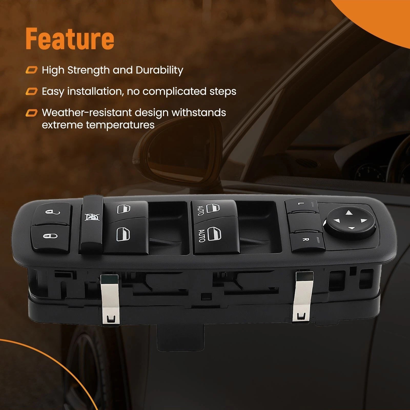 Master Power Window Switch for Dodge Ram 1500 2500 3500 (2009-2012)